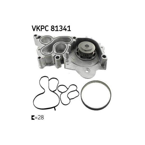 SKF VKPC81341-DEVİRDAİM SEAT ALHAMBRA 1.4 TSI 150 HP > 04E121600AL((-_58
